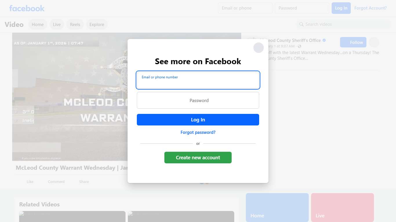Start 2026 off with the latest Warrant Wednesday...on a Thursday! The McLeod County Sheriff’s Office is featuring five individuals with outstanding McLeod County Warrants. Anyone with information on these individuals is encouraged to call the McLeod County Sheriff’s Office at (320) 864-3134 and press 0 for dispatch. A complete list of active McLeod County warrants and current in-custody individuals can be viewed at the following links. Active Warrants: https://www.mcleodcountymn.gov/warrants Cur