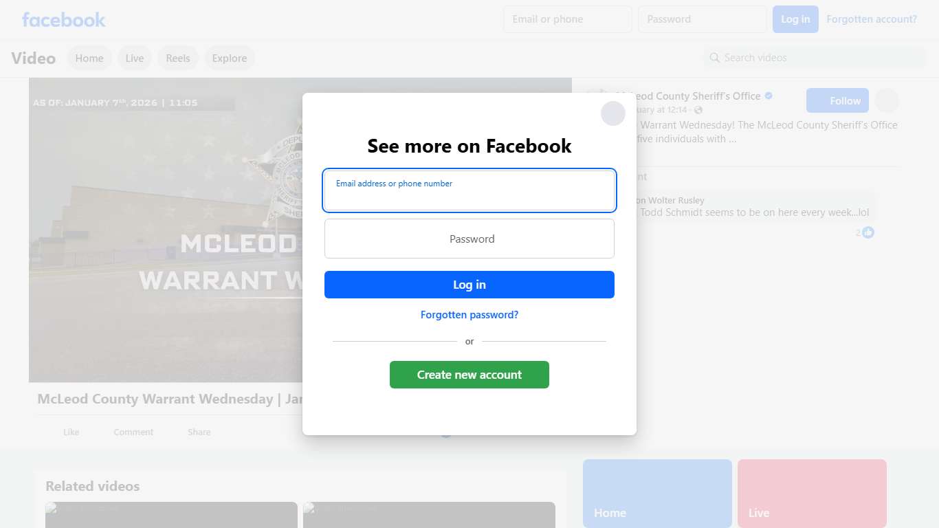 Welcome to Warrant Wednesday! The McLeod County Sheriff’s Office is featuring five individuals with outstanding McLeod County Warrants. Anyone with information on these individuals is encouraged to call the McLeod County Sheriff’s Office at (320) 864-3134 and press 0 for dispatch. A complete list of active McLeod County warrants and current in-custody individuals can be viewed at the following links. Active Warrants: https://www.mcleodcountymn.gov/warrants Current In-Custody: https://www.mcleodc
